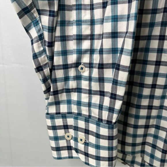 Southern Tide Classic Fit Cotton/Spandex Blend Checked Shirt Size XL - Picture 5 of 6